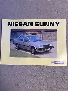 1984 Nissan Sunny Brochure Publication Number S24.100m.E1147.3.84 - Picture 1 of 4