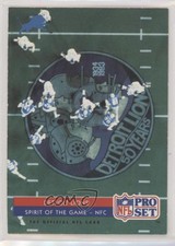 1992 Pro Set Spirit of the Game - NFC Spirit of the Game NFC Detroit Lions #364