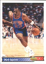 1992-93 Upper Deck International Italian Basketball Card #147 Mark Aguirre