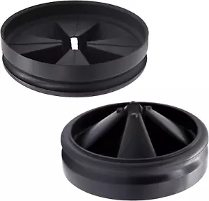 3 3/8" Garbage Disposal Splash Guards Sink Baffle Replacement, Black - Picture 1 of 12