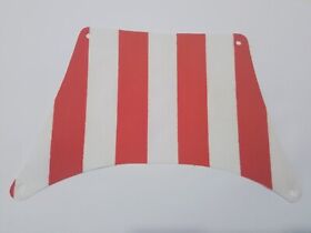LEGO Cloth Sail  BLACK SEAS BARRACUDA Red White stripe 10040 6285