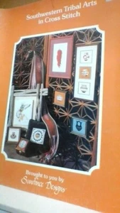 Southwestern Tribal Arts in Cross Stitch by Ellen Nadler, San Ildefonso Papago - Picture 1 of 3