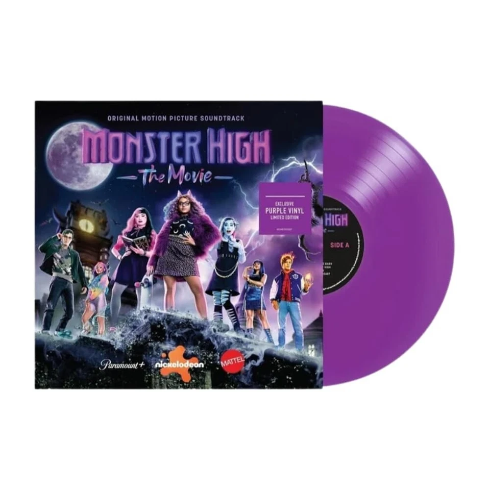 Monster High Soundtrack Urban Outfitters Limited Edition Purple Vinyl Record LP Foto 1 de 1