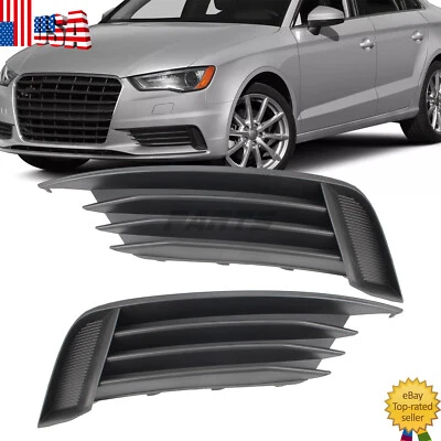 Par de parrillas laterales inferiores izquierda y derecha para Audi A3 S3 2013-2017 Foto 1 de 4