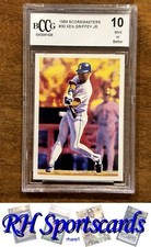 1989 Scoremasters #30 Ken Griffey, Jr. Rookie RC BCCG 10 Mint - Seattle Mariners