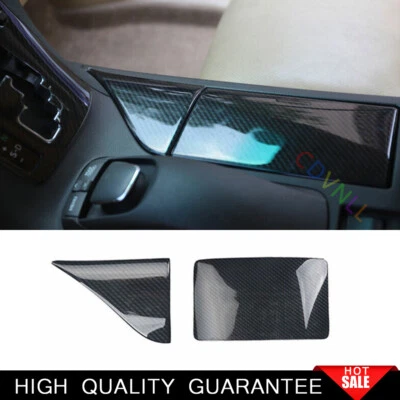 Para Lexus RX350 450h 2009-2015 Fibra de Carbono Consola Central Taza de Agua Cubierta Borde Foto 1 de 4