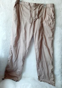 Magellan Sportswear Khaki drawstrings Women's Size Large pants - Picture 1 of 3