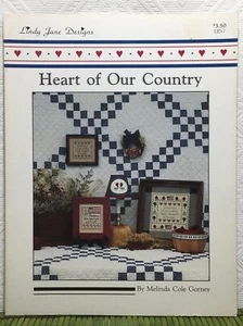 Heart of Our Country Patriotic Cross Stitch Patterns Melinda Cole Gorney Freedom - Picture 1 of 4