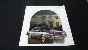 Vintage 1981 CHRYSLER Fifth Avenue Sales Brochure - Picture 1 of 5
