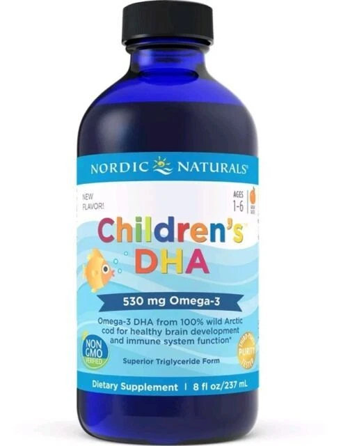 Nordic Naturals Children's DHA Omega-3 530mg Liquid - 8 fl oz