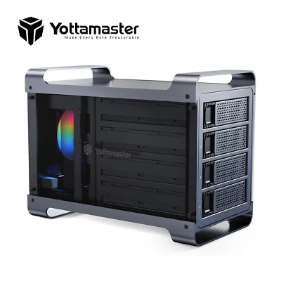 4 5 Bay Hard Drive Enclosure USB 3.0 For 2.5" 3.5" inch SATA HDD SSD Aluminum - Image 1 of 4