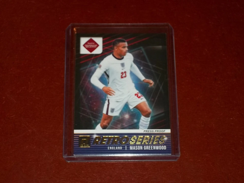 2021-22 Donruss Retro Series Press Proof Mason Greenwood - Image 1 of 1