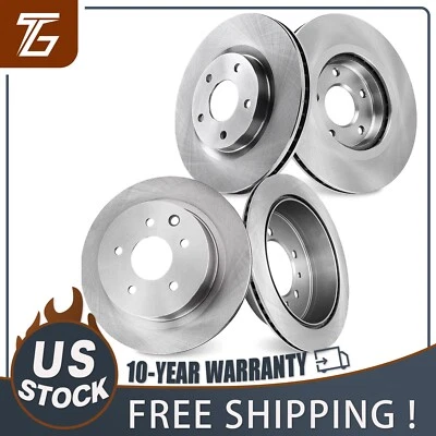 Front & Rear Brake Rotors for 2014-2015 Nissan Rogue Select 2008-2017 Rogue - Изображение 1 из 4