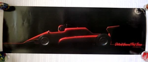 1984 Detroit Grand Prix Three 3 Poster Fomula 1 - Nelson Piquet BMW Original EXC - Bild 1 von 4