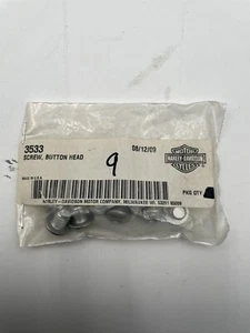 Harley Davidson Button Head Screw 3533 (9 Total) - Picture 1 of 2