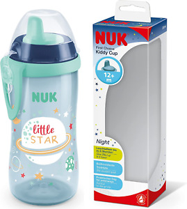 NUK Active Cup Toddler Cup | 12+ Months | Leak-Proof Soft Drinking Spout | Clip