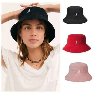 Classic Kangol Bucket Hat Cotton Men Women Casual Flat Top Hat Outdoor Sport Cap - Picture 1 of 31