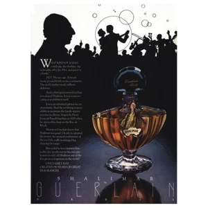 1978 Guerlain Shalimar: Kind of Man Take the Rhythms Vintage Print Ad - Picture 1 of 1