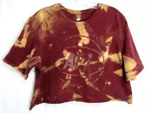 Nike AF-1 Borgoña Tie Dye Corte Manga Corta Gráfico Camiseta Grande Usada en Excelente Condición - Imagen 1 de 4