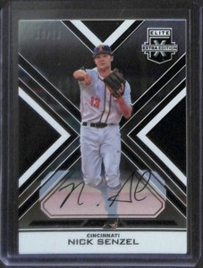 2016 Panini Elite Extra Edition Black Autograph #2 Nick Senzel No 10 of 10