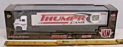 M2 AUTO HAULERS THUMPR CAMS 1958 CHEVROLET SPARTAN SEMI & 1967 CHEVY NOVA MIB - Image 1 of 3