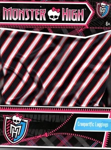 Monster High Creeper Pic Kids Leggings Size 6-10 (Lines) - Picture 1 of 2