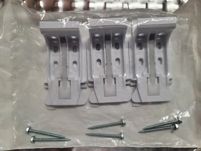 KIT DE 3 SOPORTES DE SOMBRA EA HUNTER DOUGLAS SILUETA #9110 NUEVO Foto 1 de 4