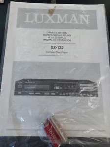 ISTRUZIONI / MANUALE ORIGINALE LUXMAN DZ-122 LETTORE CD - Imagen 1 de 1