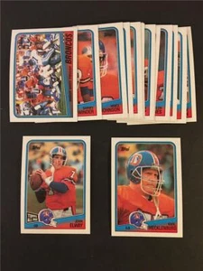 1988 Topps Denver Broncos Team Set 15 carte - Foto 1 di 1