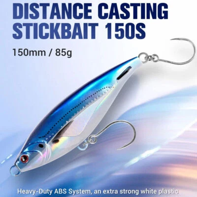Noeby Sinking Stickbait Fishing Lure 150mm Long Casting Pencil Lure Saltwater - Image 1 of 4