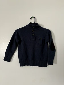 Tommy Hilfiger Boy's Blue Long Sleeve Pullover Sweater Size 5 - Picture 1 of 4