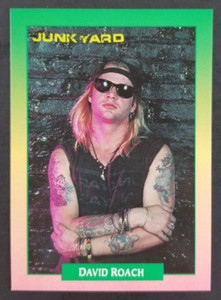 David Roach Junkyard 1991 Music Rock Band Brockum Rock Star Card #88 (NM)