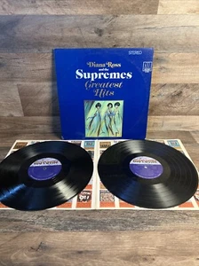 VTG THE SUPREMES GREATEST HITS ORIGINAL MOTOWN MS2-663 2XLP VG++ - Picture 1 of 8