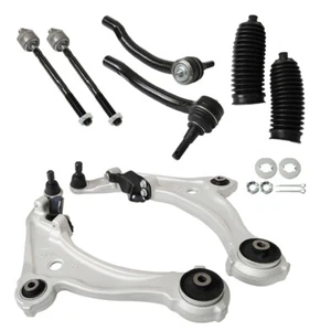 Fit For 09 - 14 Nissan Maxima Front Lower Control Arm Inner Outer Tierod w/Boot - Imagen 1 de 9