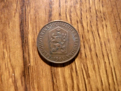 CZECHOSLOVAKIA 50 HALERU 1965 COIN (797) - Image 1 of 2