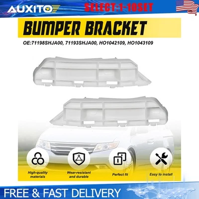 Soporte espaciador de parachoques blanco para Honda Odyssey 2005-2010 delantero izquierdo derecho 2-20X Foto 1 de 4