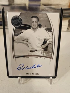 REX WHITE 2007 PRESS PASS LEGENDS AUTOGRAPHS 194/594 NASCAR RACING CARD - Picture 1 of 2