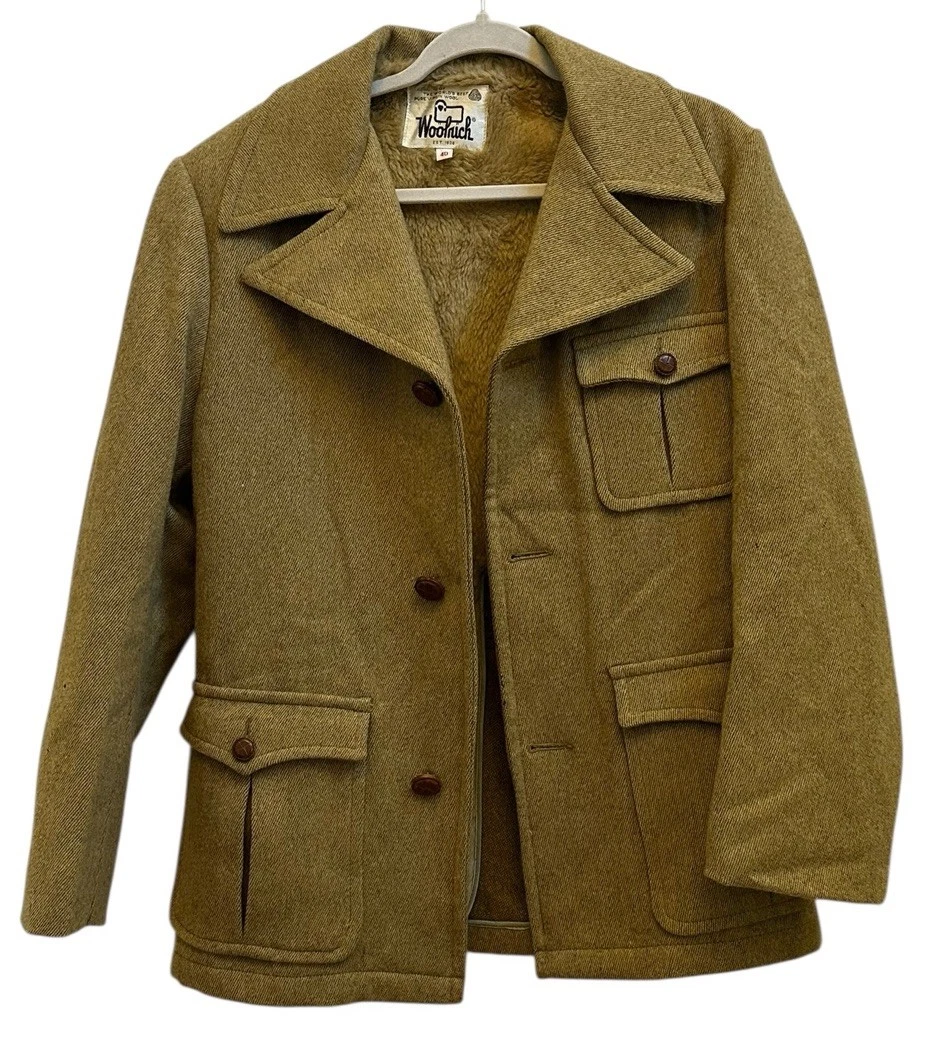 Vintage Woolrich Hunting Coat In Men's Coats & Jackets for sale | eBay