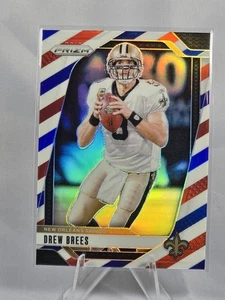 Panini Prizm 2024 - Drew Brees #209 rojo blanco y azul Prizm - Imagen 1 de 2