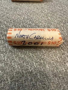 2001 - P/D ROLL of NORTH CAROLINA  State QUARTERS - Circulated - 40 COINS - Bild 1 von 1