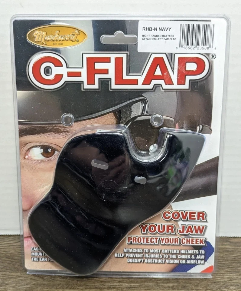 Nueva cubierta de mandíbula de batería Markwort C-FLAP negra para diestros - azul marino RHB-B DKS Foto 1 de 1