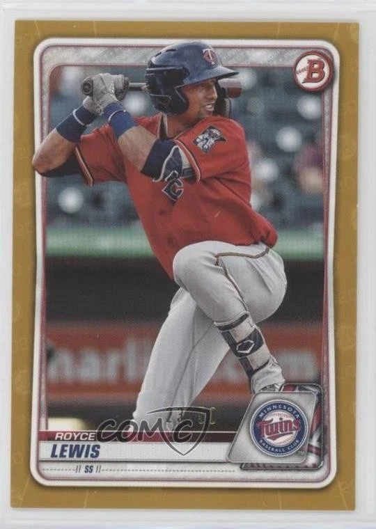 2020 Bowman Prospects Gold /50 Royce Lewis #BP-93 - Image 1 of 2