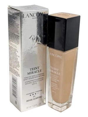 Lancome Teint Miracle Foundation Hydrating #01 Beige Albatre SPF 15 MSRP $47 - Image 1 of 4