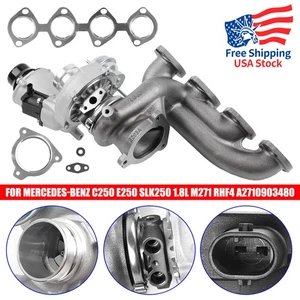 Turbocharger For 2012-2015 Mercedes-Benz C250 E250 W212 1.8L 150/204 2710903680 - Bild 1 von 11