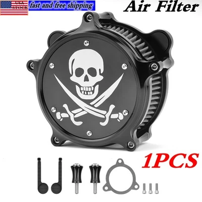 Filtro de admisión de filtro de aire para Harley Touring Electra Glide Road King 2008-2016 Foto 1 de 4