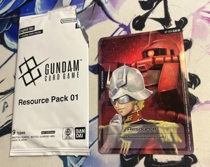 Gundam Card Game - Resource - Char Aznable - RP-004 - English Foil - Picture 1 of 4