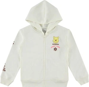 DISNEY Winnie the Pooh Girls Zip-Up Hoodie - Little and Big Girls Sizes 4-16 - Picture 1 of 14