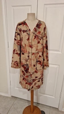 Chaqueta Solitaria Talla XL Floral Imitación Gamuza Boho Festival Bloomcore Anthropologie Foto 1 de 4