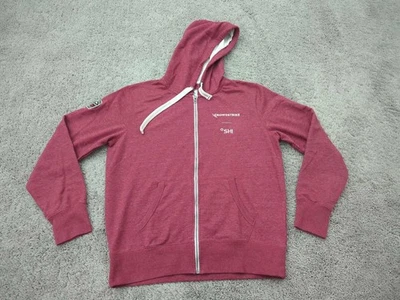CrowdStrike x Shi Hoodie Mens Large Full Zip Workwear IT Solutions Roots Red - Image 1 of 4