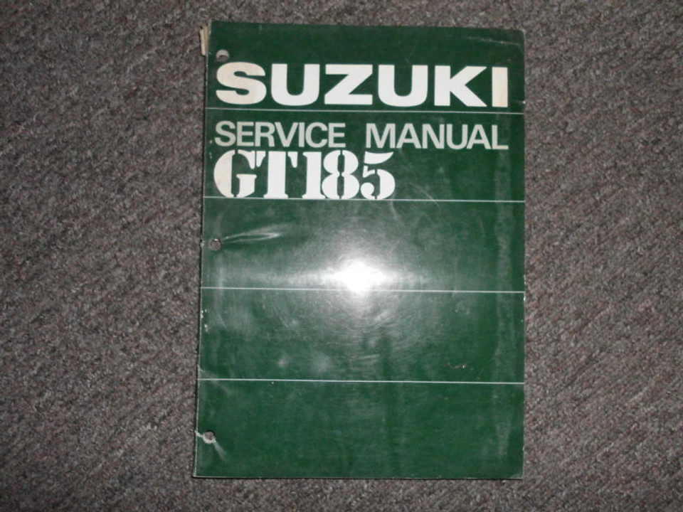 Suzuki GT185 1973 manual de taller de reparación de servicio fabricante original libro 73 concesionario  Foto 1 de 1